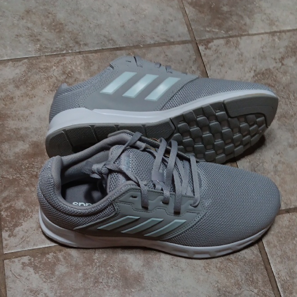 Adidas Gray Athletic Shoes Women's